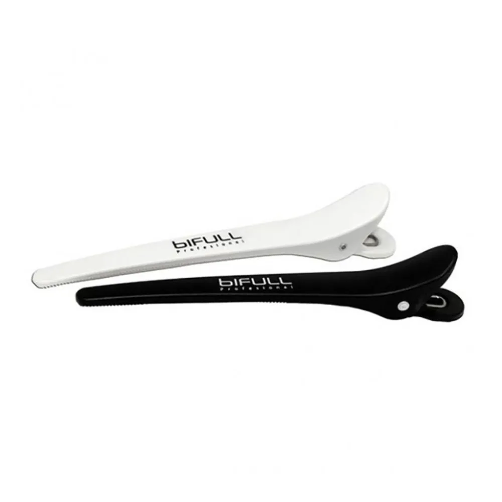 Bifull Pinzas Pato Finas Blanco y Negro 6uds